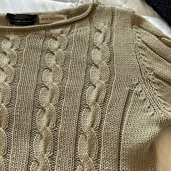 Max Mara weekend short sleeves sweater size L / fits a S/M - Picture 2 of 13